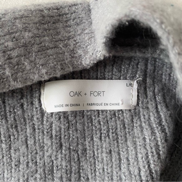 Oak and Fort Color Block Long Cardigan - Picture 4 of 5